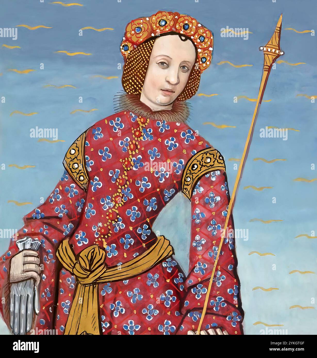 Sophonisba ou Sophonisbe, Sophoniba ,203 av. J.-C., noble carthaginoise, édité numériquement d'après robinet Testard Banque D'Images
