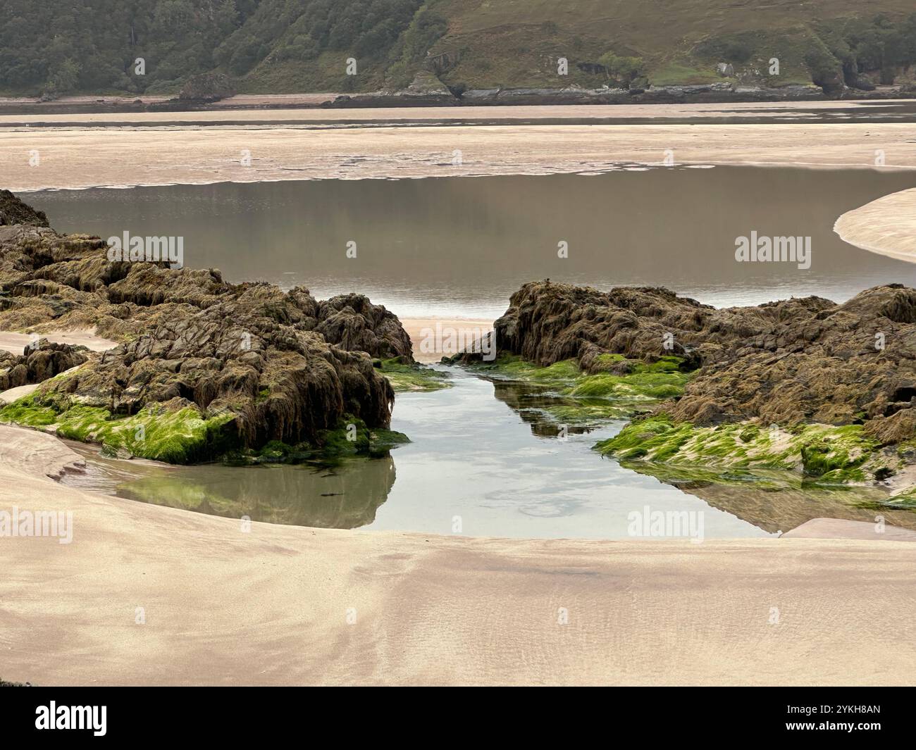 Rockpool près de Durness, Sutherland Banque D'Images