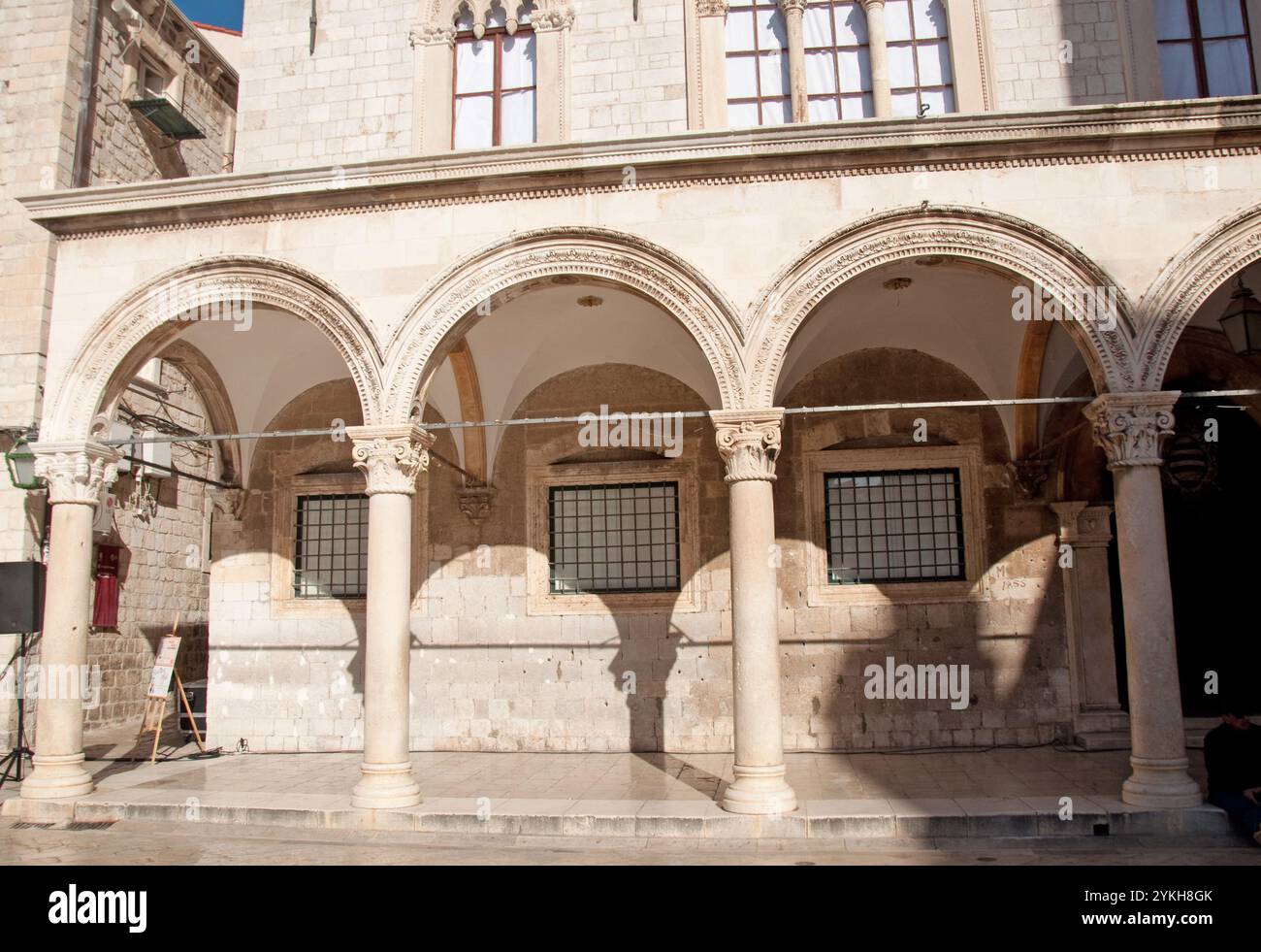 Palais du recteur, Musée d'histoire culturelle, vieille ville, Dubrovnik, Dalmatie, Croatie, Europe Banque D'Images