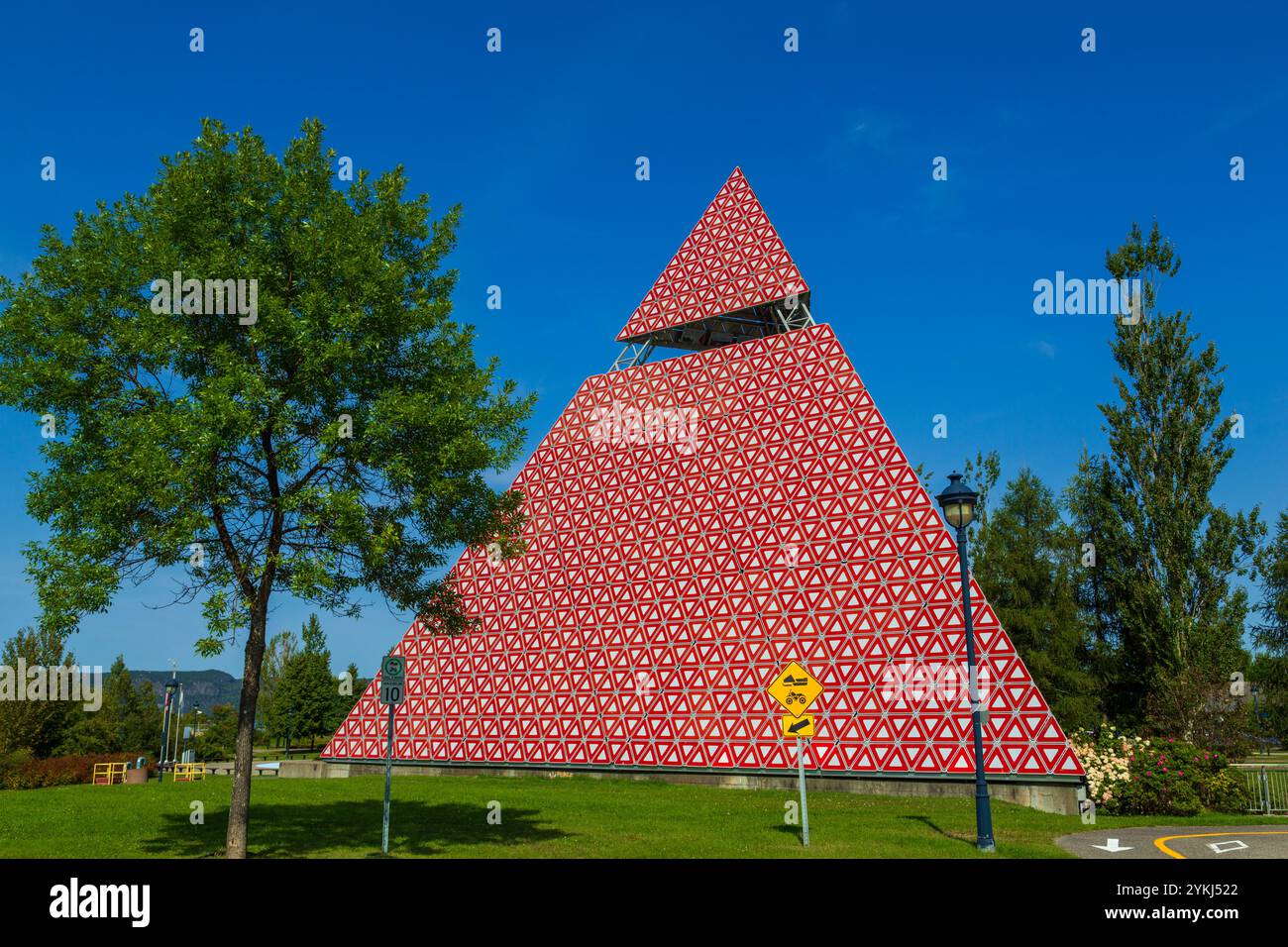 Pyramide des Ha ! Ha!, la Baie, Saguenay, Québec, Canada Banque D'Images