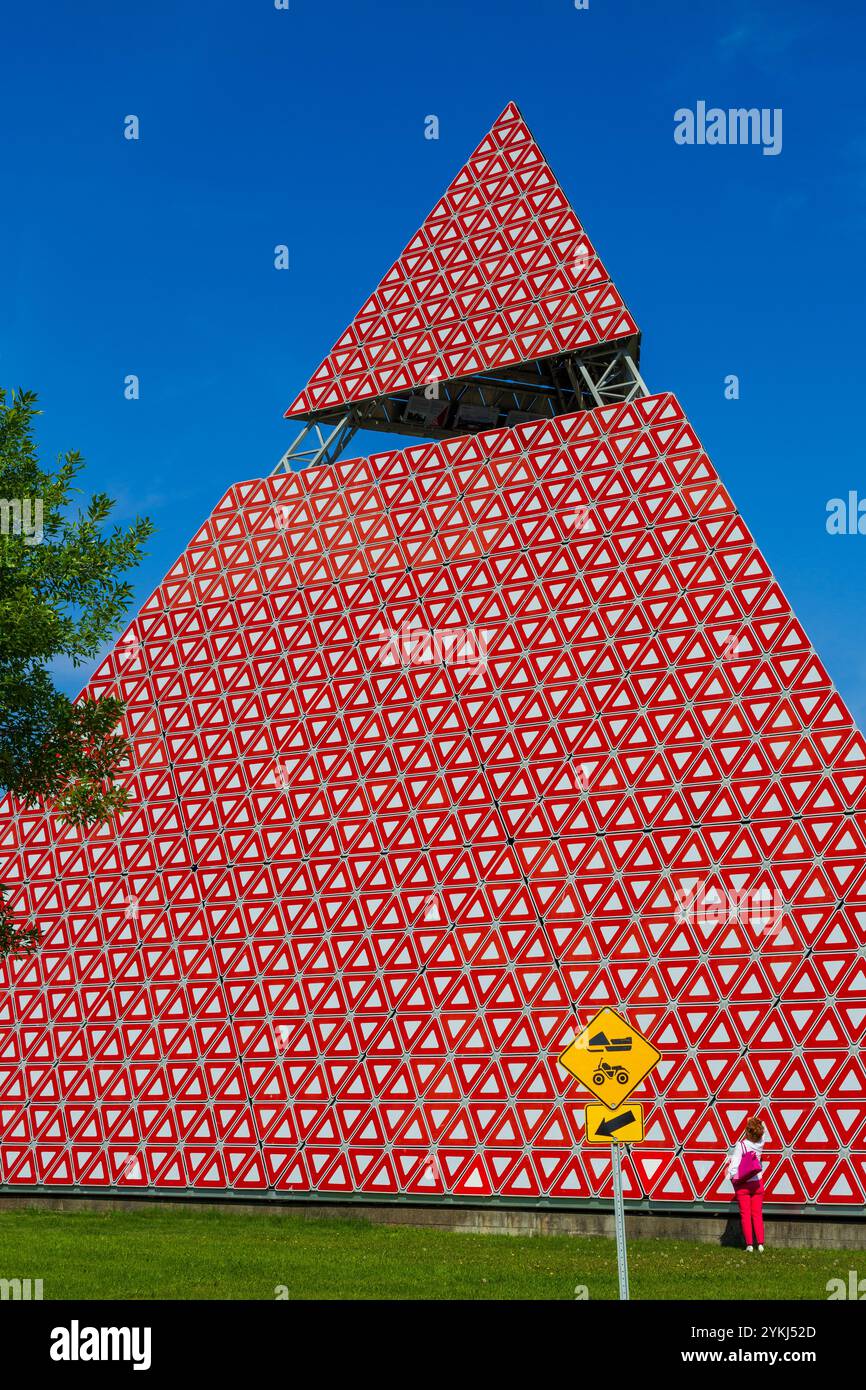 Pyramide des Ha ! Ha!, la Baie, Saguenay, Québec, Canada Banque D'Images