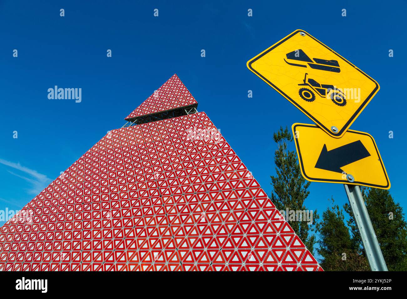 Pyramide des Ha ! Ha!, la Baie, Saguenay, Québec, Canada Banque D'Images