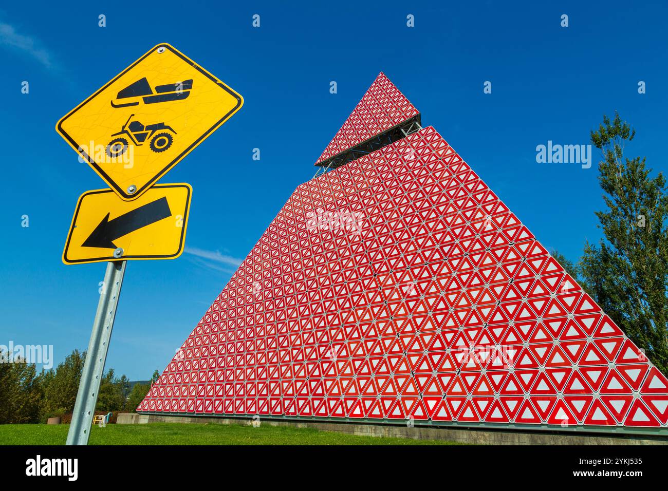 Pyramide des Ha ! Ha!, la Baie, Saguenay, Québec, Canada Banque D'Images