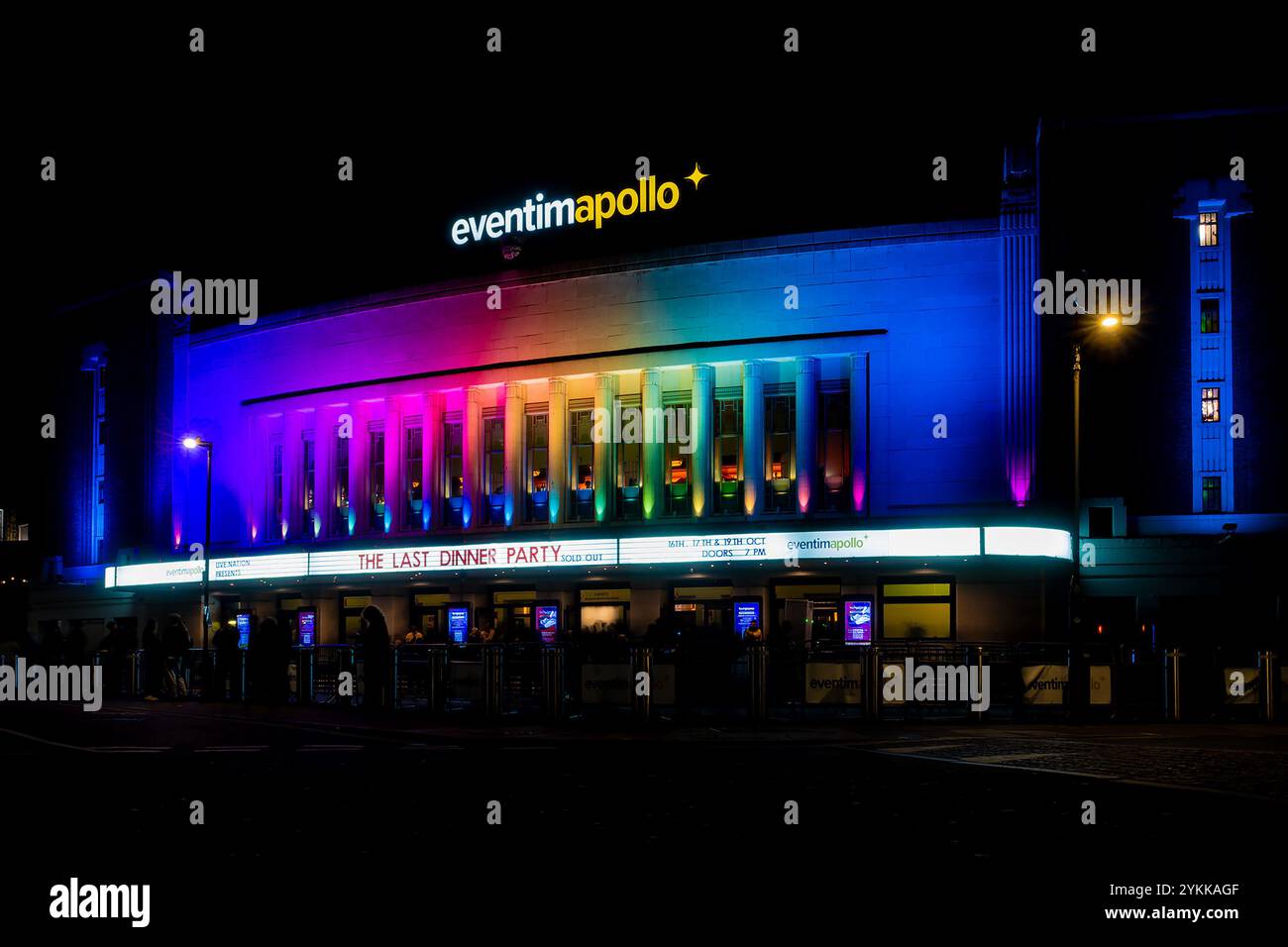 LONDRES, ANGLETERRE : le dernier dîner se produit à Hammersmith Apollo avec : atmosphère où : Londres, Royaume-Uni quand : 17 Oct 2024 crédit : Neil Lupin/WENN Banque D'Images