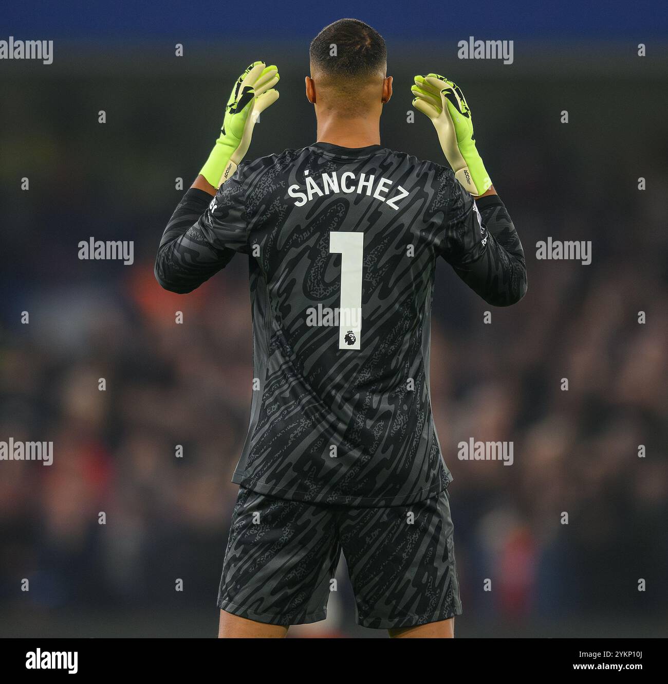 Londres, Royaume-Uni. 10 novembre 2024. Chelsea v Arsenal - premier League - Stamford Bridge - Londres. Le gardien de but de Chelsea Robert Sanchez. Crédit photo : Mark pain / Alamy Live News Banque D'Images