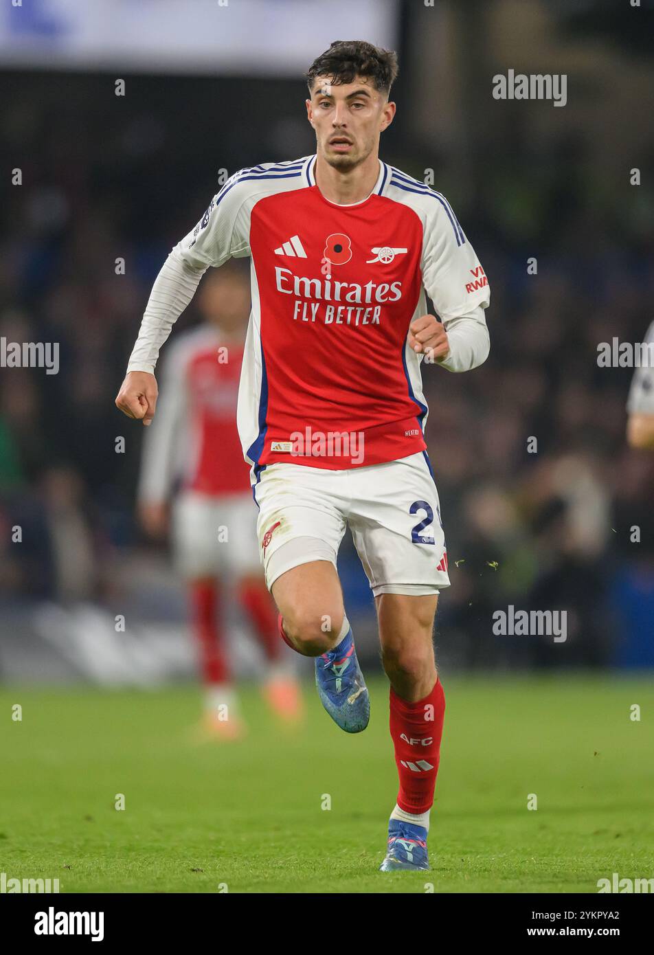 Chelsea v Arsenal - premier League - Stamford Bridge - Londres. Kai Havertz d'Arsenal en action. Image : Mark pain / Alamy Live News Banque D'Images