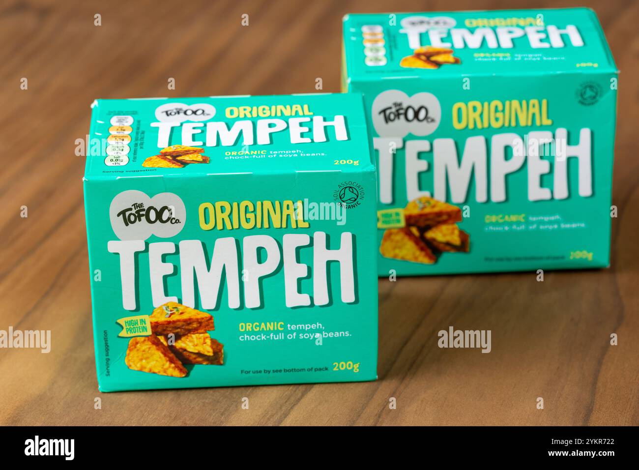 Le Tofoo Co. Tempeh d'origine Banque D'Images