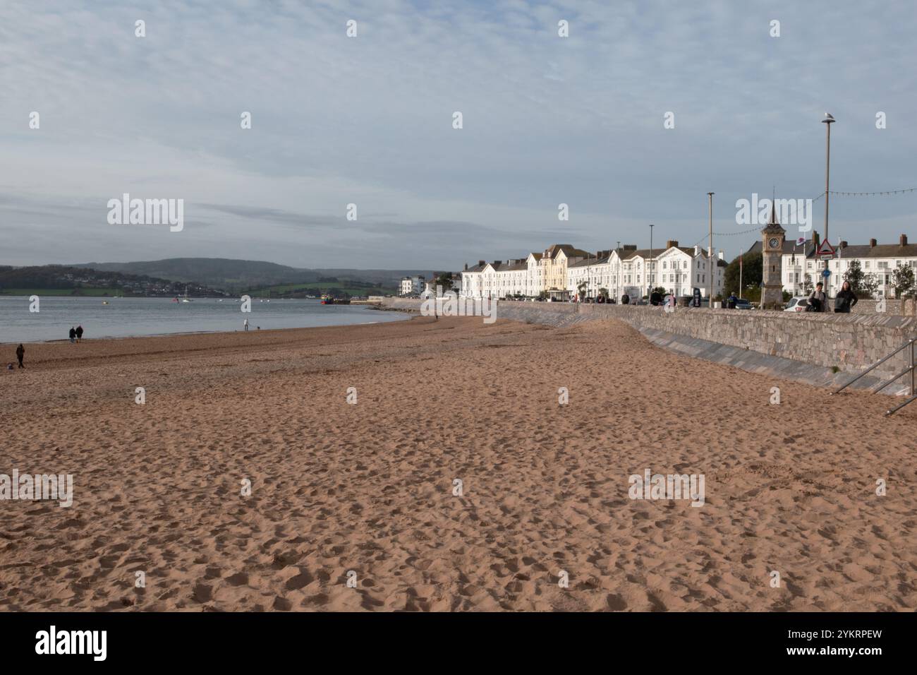 Exmouth Beach, Devon, Angleterre Banque D'Images