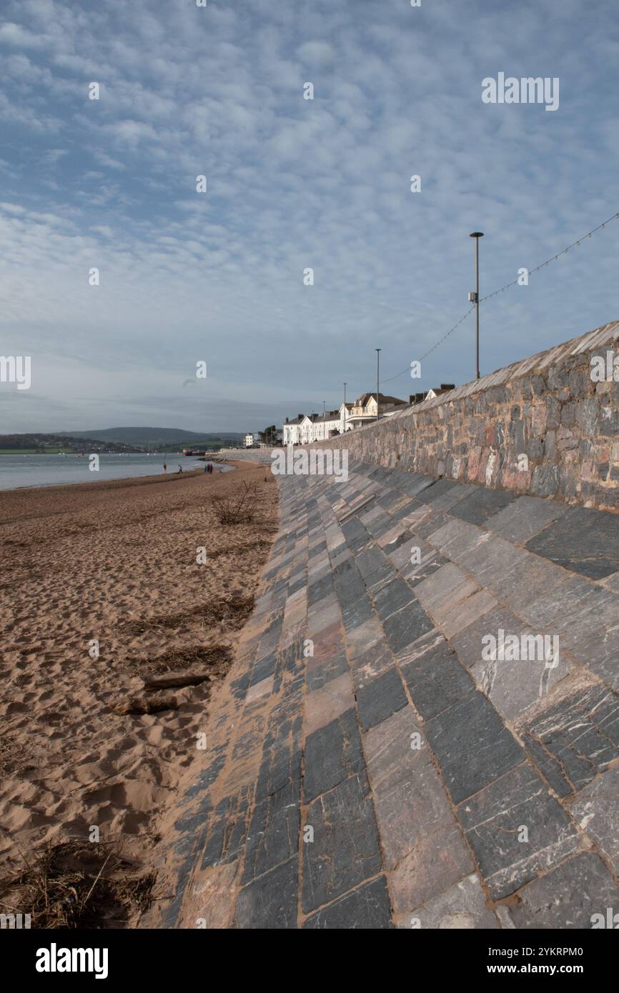 Exmouth Beach, Devon, Angleterre Banque D'Images