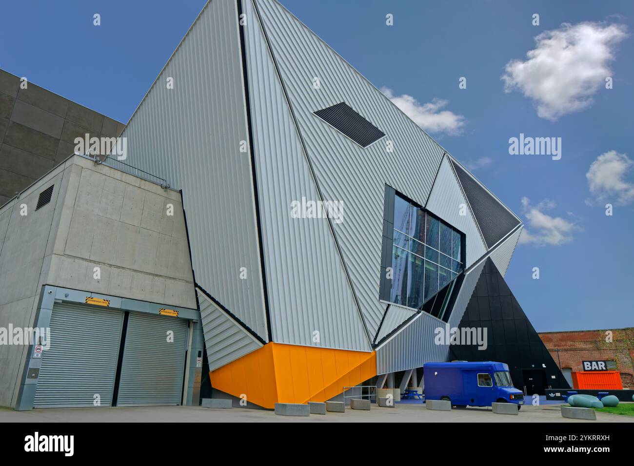 Aviva Arena et concert Hall dans le centre-ville de Manchester, en Angleterre. Banque D'Images