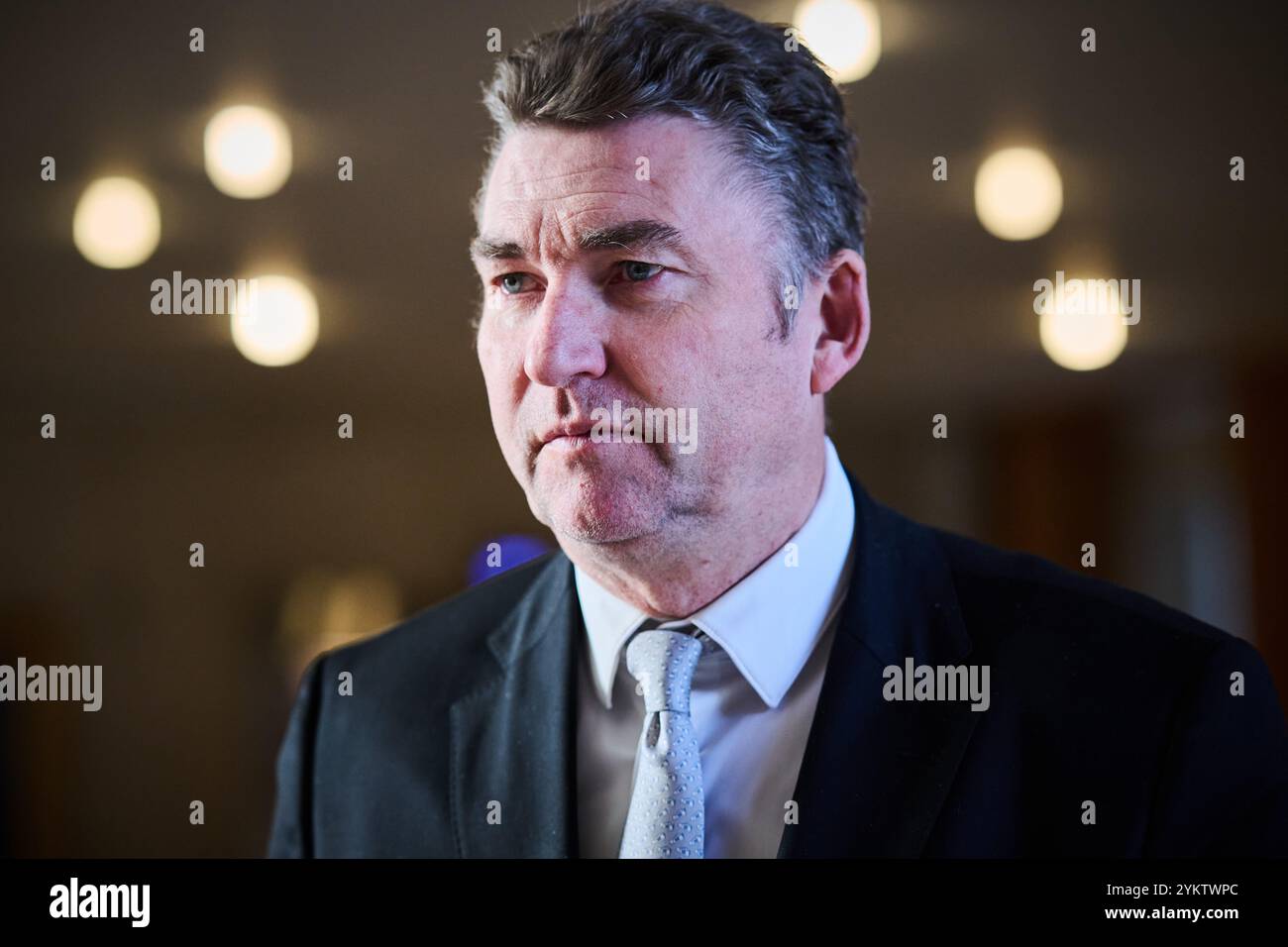 Édimbourg Écosse, Royaume-Uni 19 novembre 2024. Brian Whittle député au Parlement écossais. crédit sst/alamy live news Banque D'Images