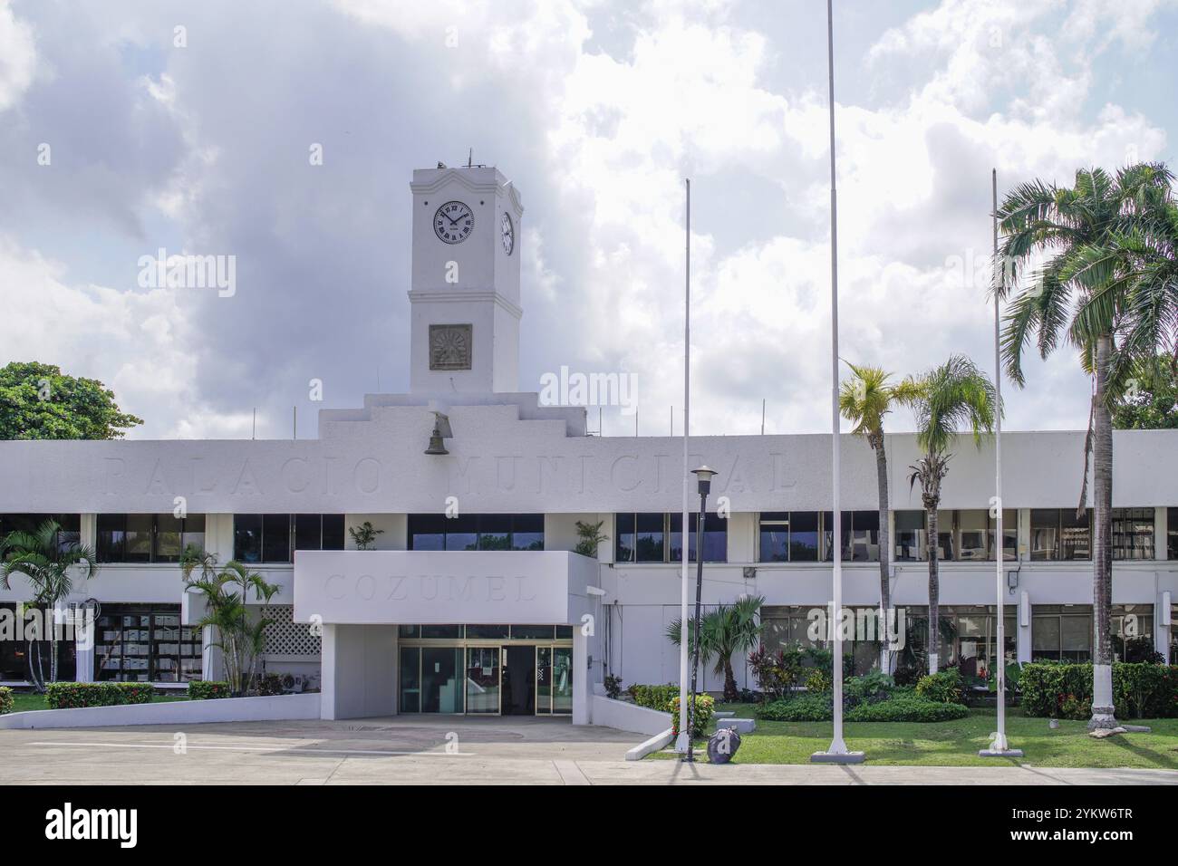 Palacio Municipal Cozumel Quintana Roo Mexiko Banque D'Images