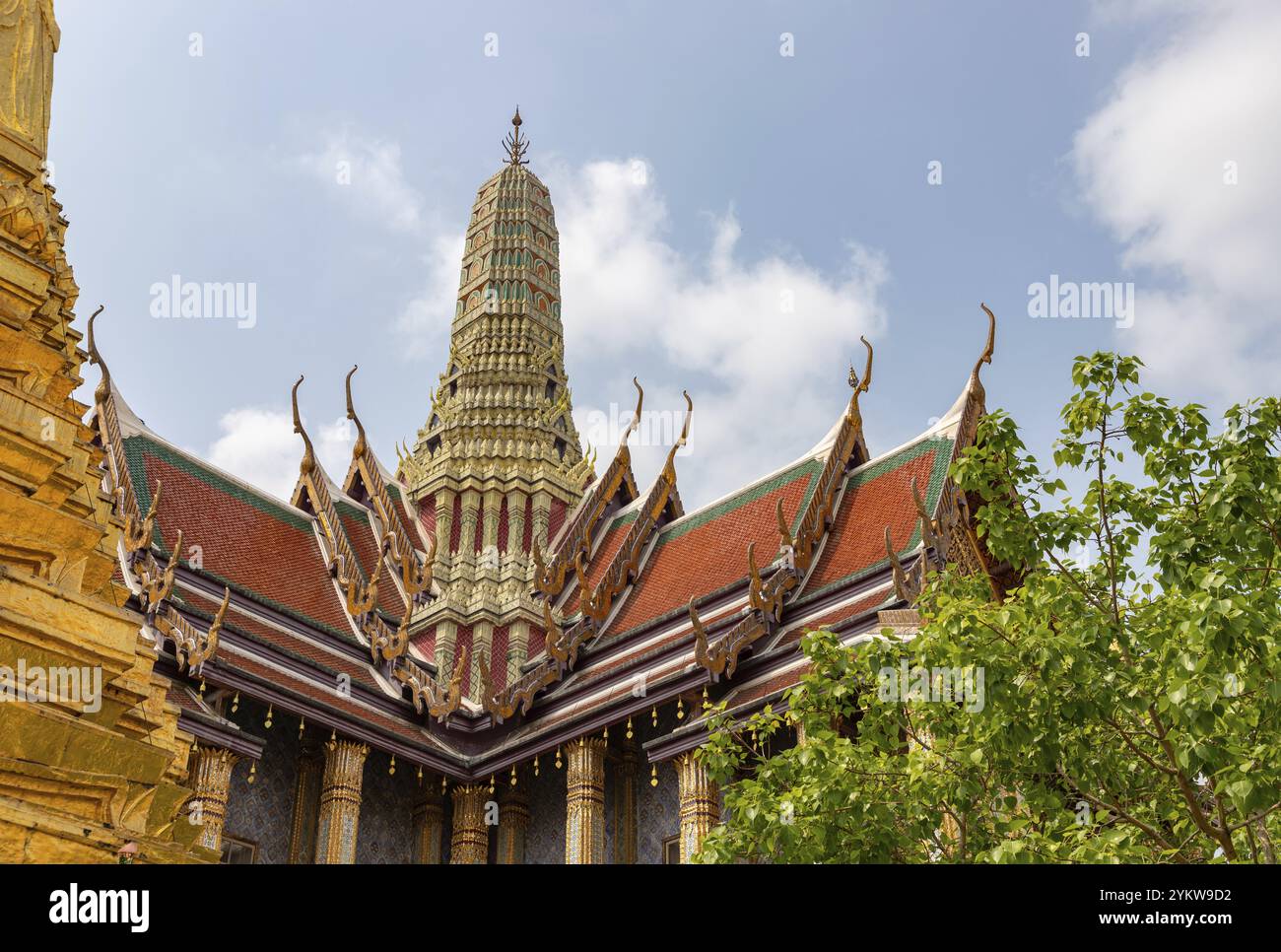 Une photo du Temple du Bouddha d'émeraude au Grand Palais Banque D'Images