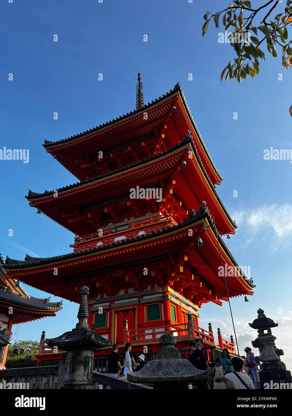 Temple Kiyomizu-dera, Kyoto - Image de stock capturée avec un smartphone