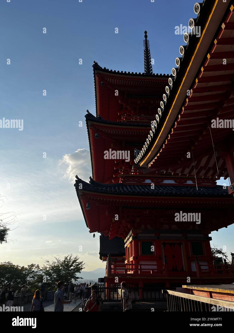 Temple Kiyomizu-dera, Kyoto - Image de stock capturée avec un smartphone