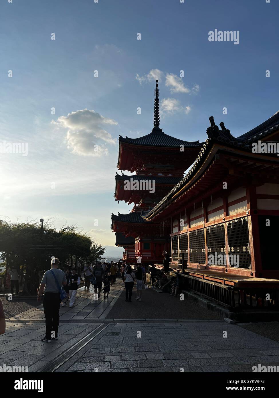 Temple Kiyomizu-dera, Kyoto - Image de stock capturée avec un smartphone