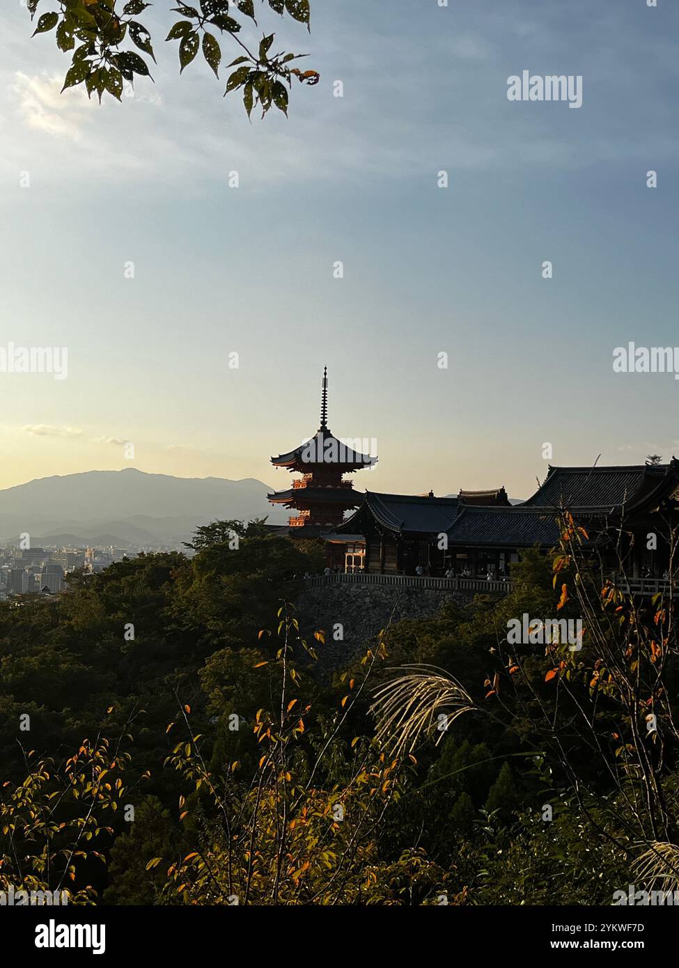 Temple Kiyomizu-dera, Kyoto - Image de stock capturée avec un smartphone