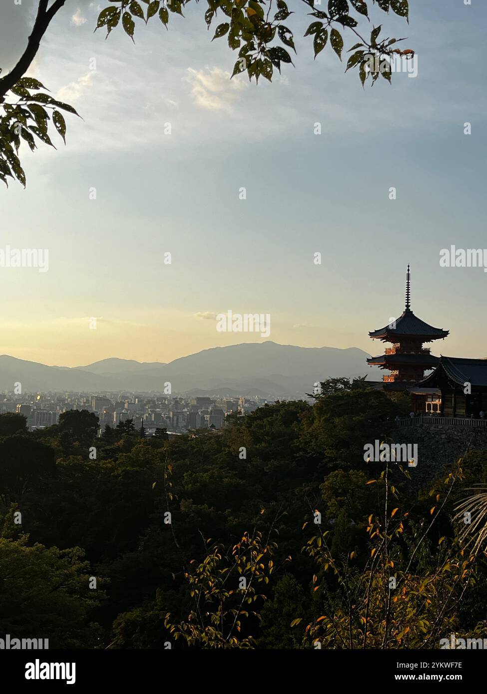 Temple Kiyomizu-dera, Kyoto - Image de stock capturée avec un smartphone