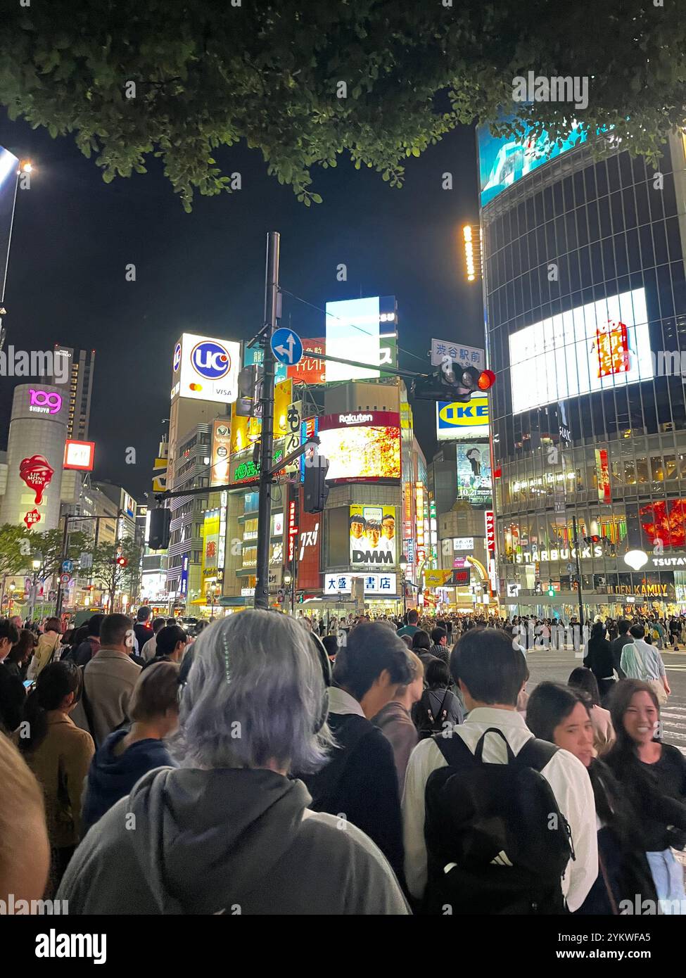 Croisement de Shibuya - Image de stock capturée avec un smartphone