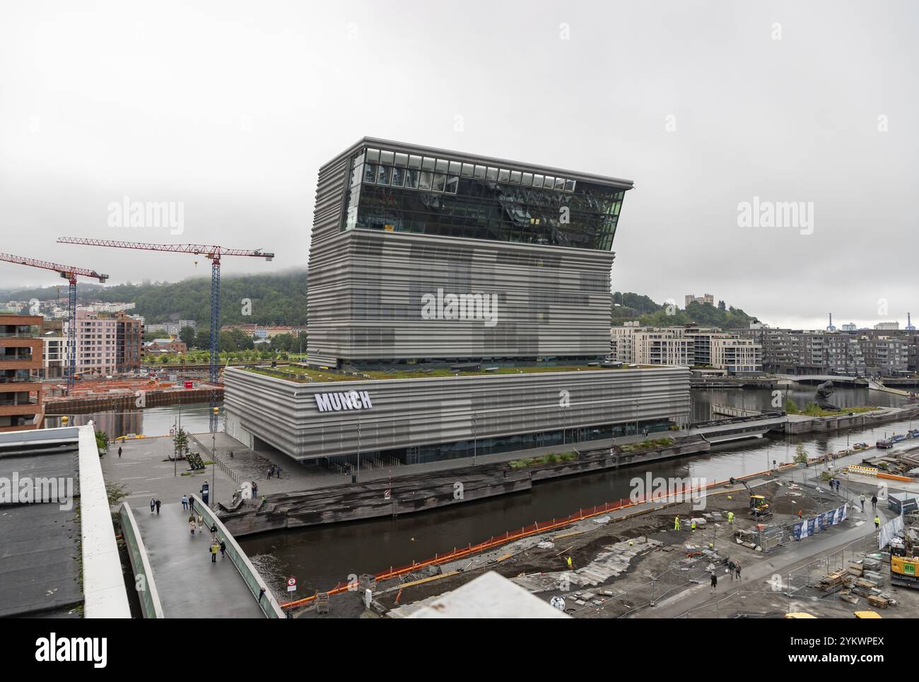 Une photo du musée Munch Banque D'Images