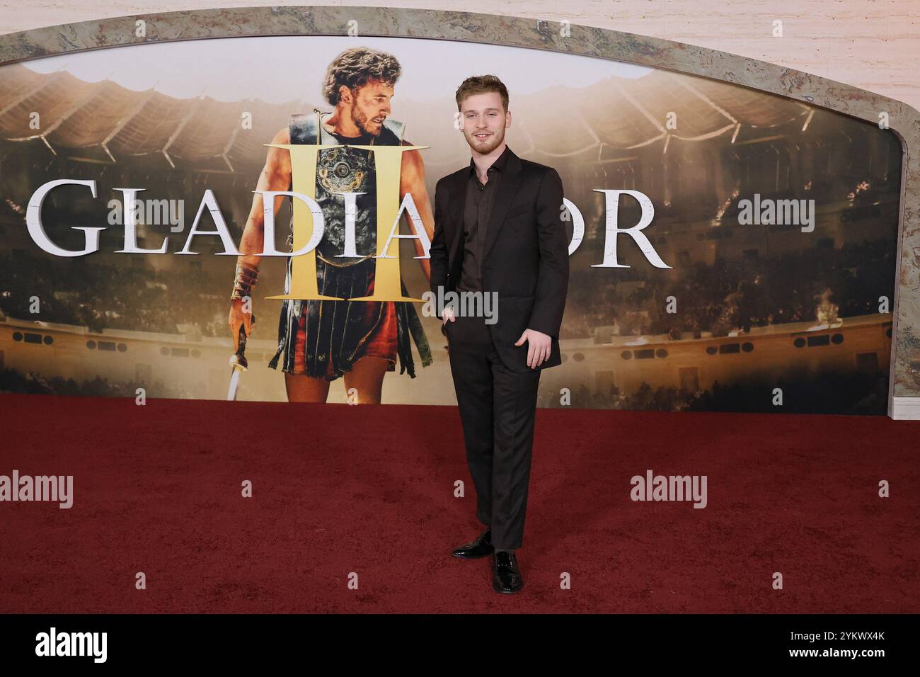 18 novembre 2024, Los Angeles, Californie, États-Unis : Fred Hechinger à la première de Gladiator II au TCL Chinese Theatre IMAX (crédit image : © Nina Prommer/ZUMA Press Wire) USAGE ÉDITORIAL SEULEMENT! Non destiné à UN USAGE commercial ! Banque D'Images