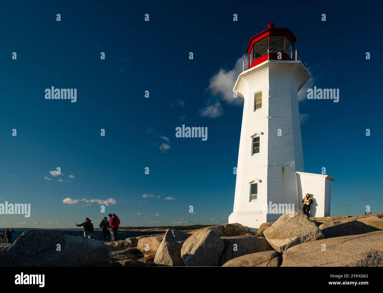 Phare de Peggys point   Peggy's Cove, Nouvelle-Écosse, CAN Banque D'Images