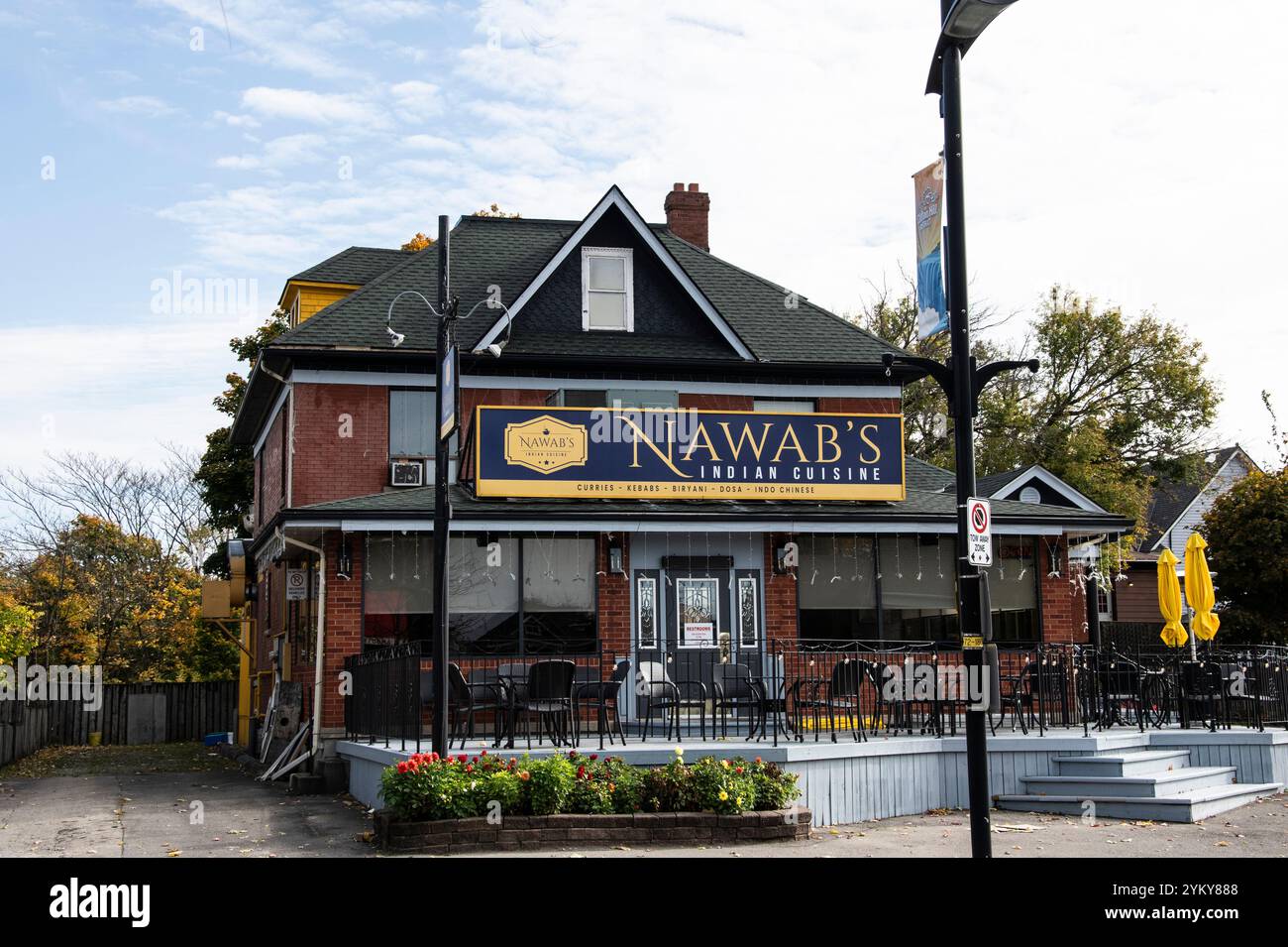 Restaurant de cuisine indienne Nawab's sur Victoria Avenue à Niagara Falls, Ontario, Canada Banque D'Images