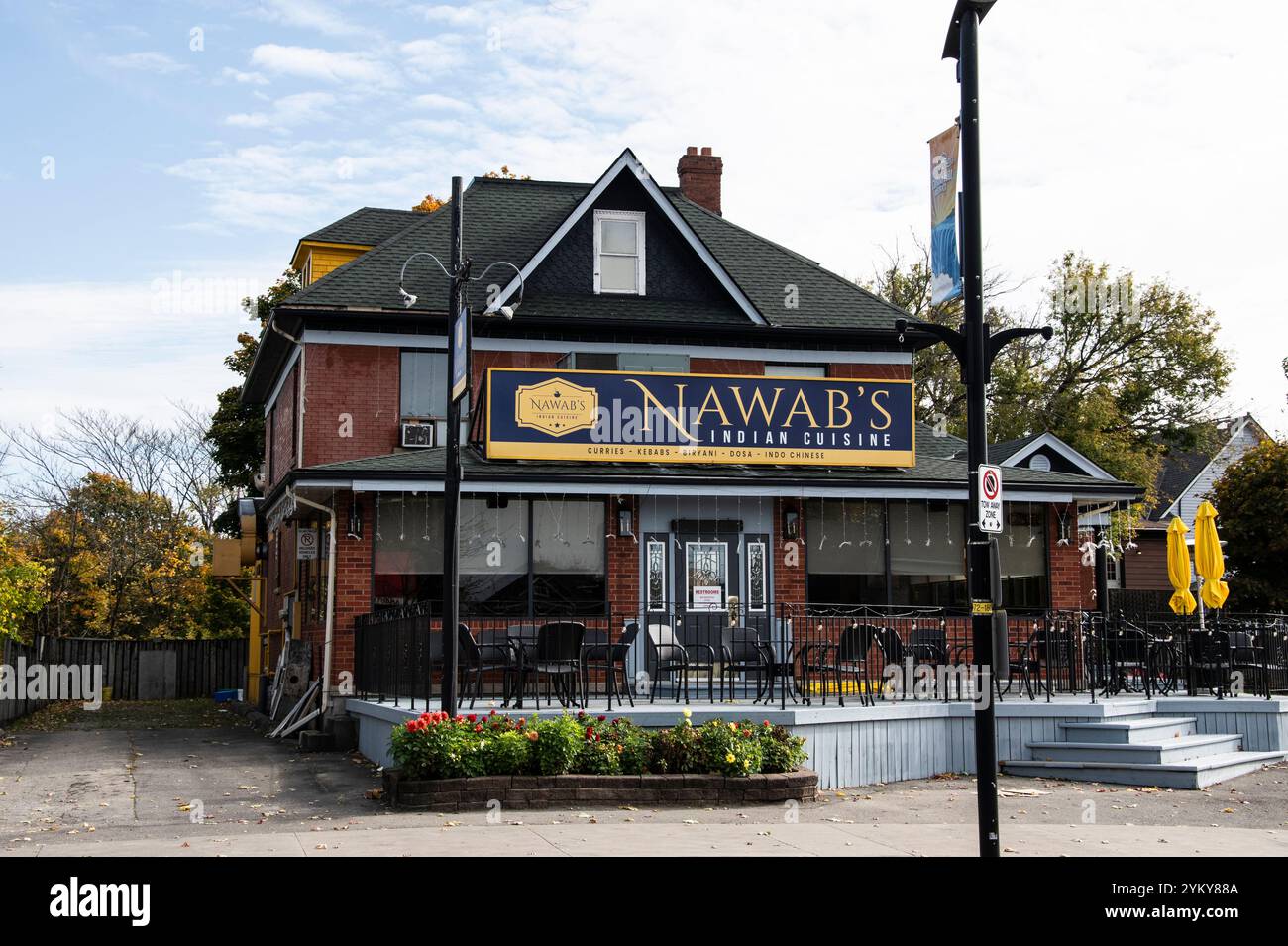 Restaurant de cuisine indienne Nawab's sur Victoria Avenue à Niagara Falls, Ontario, Canada Banque D'Images