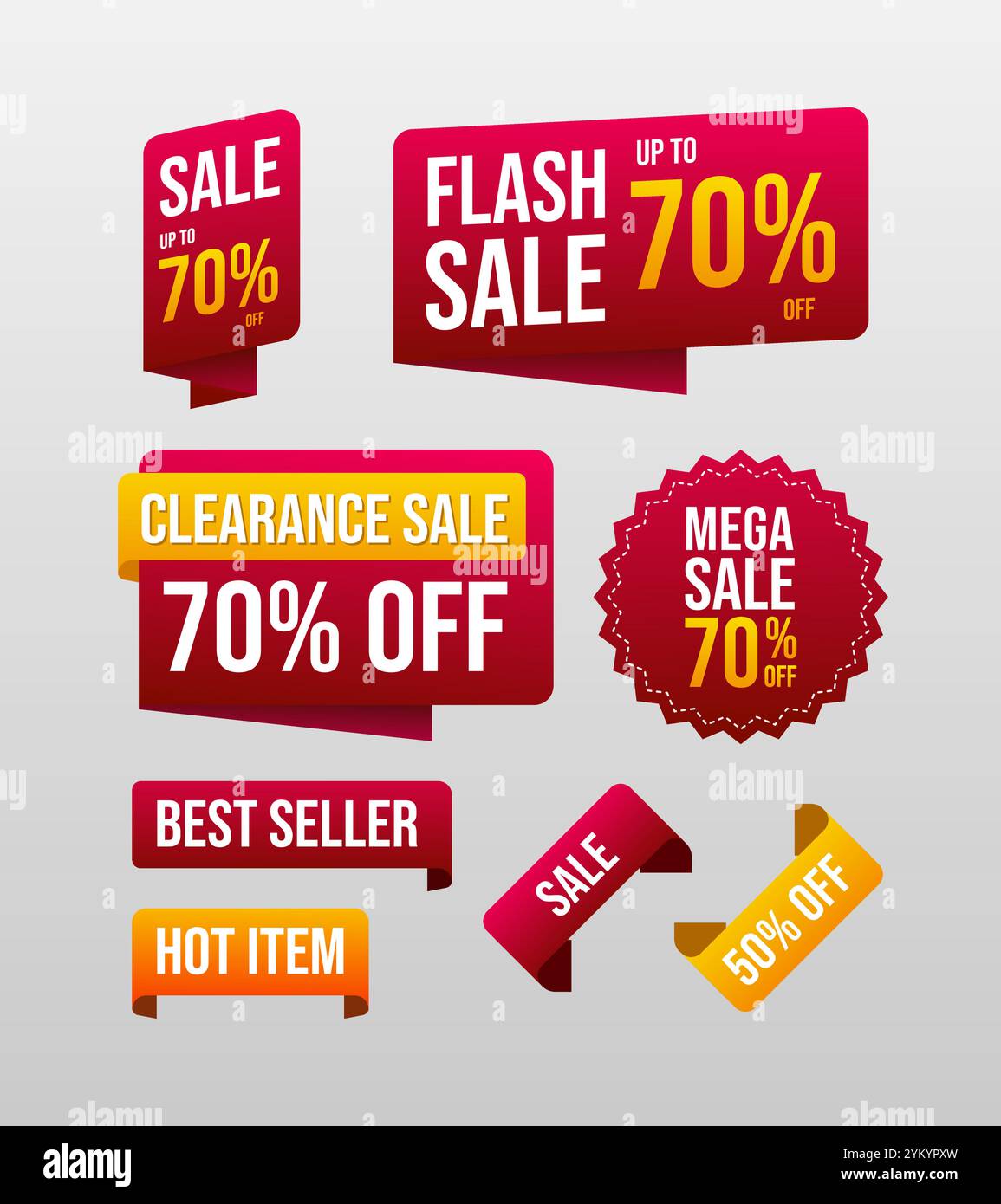 Bannière de vente ou de promotion pour la vente au détail ou le commerce électronique. Illustration de Vecteur