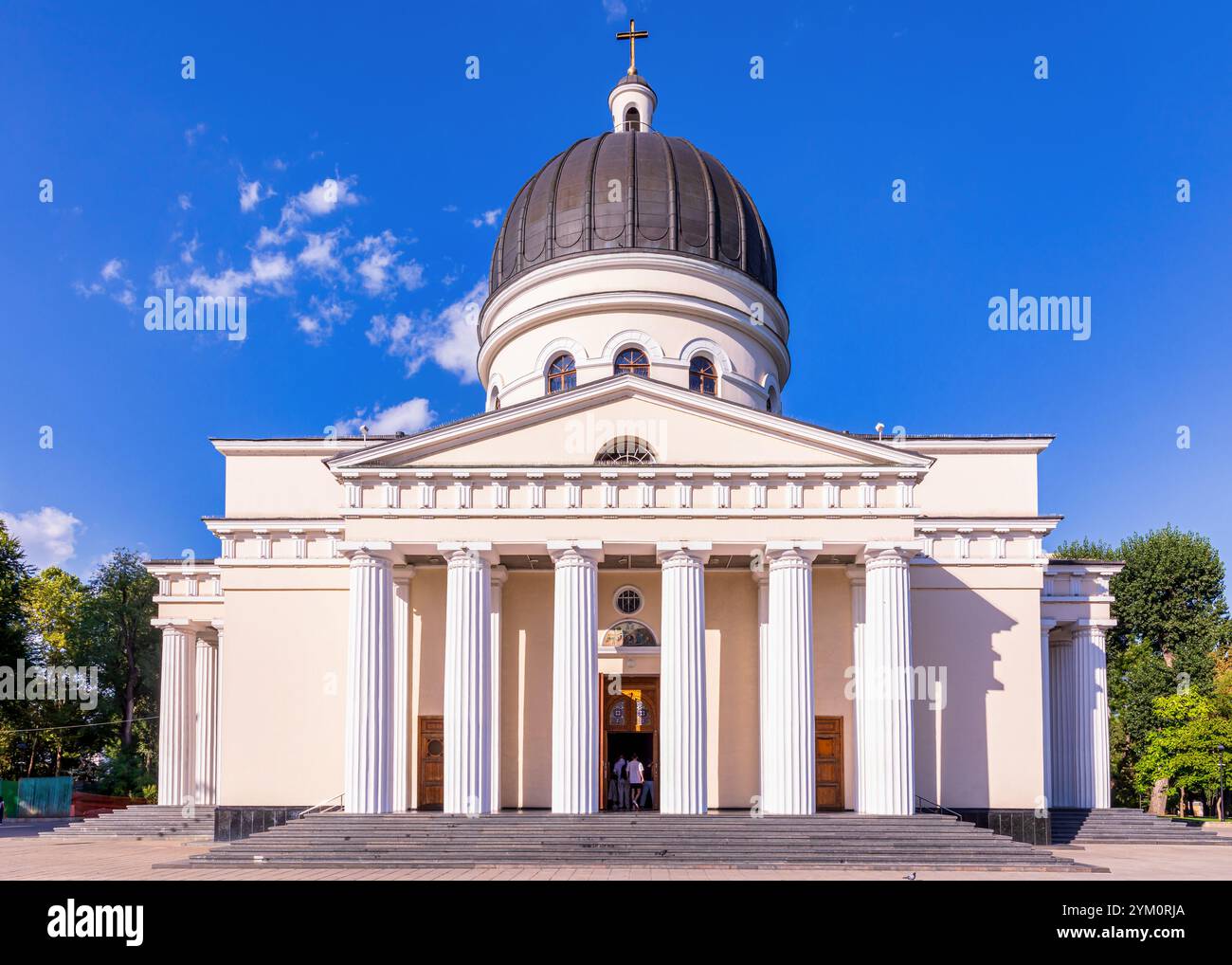 La cathédrale de la Nativité ou la cathédrale métropolitaine de la Nativité, Chisinau, Moldavie Banque D'Images