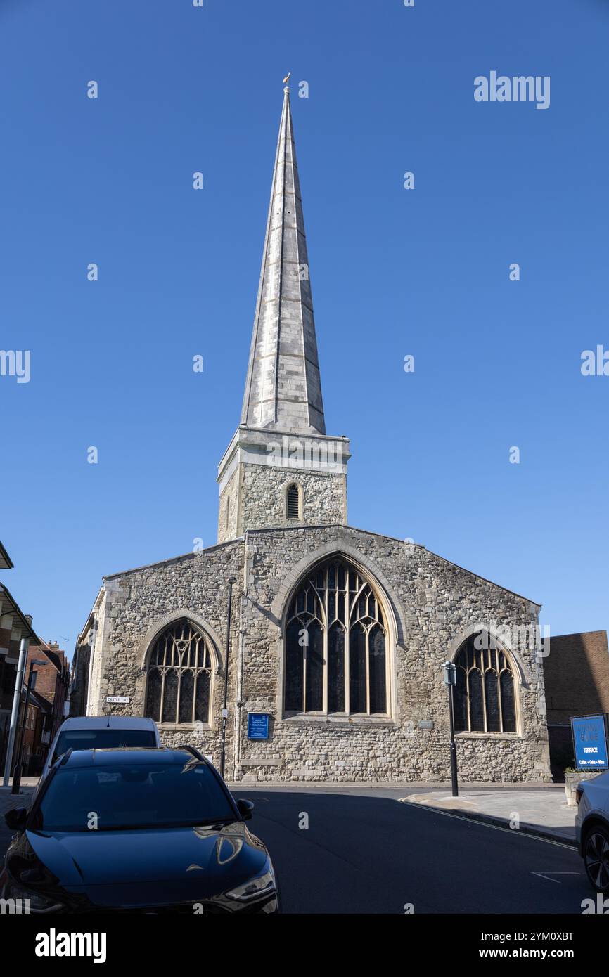 L’église St Michael the Archange de St Michael’s Square est le plus ancien bâtiment encore utilisé dans la ville de Southampton, en Angleterre Banque D'Images