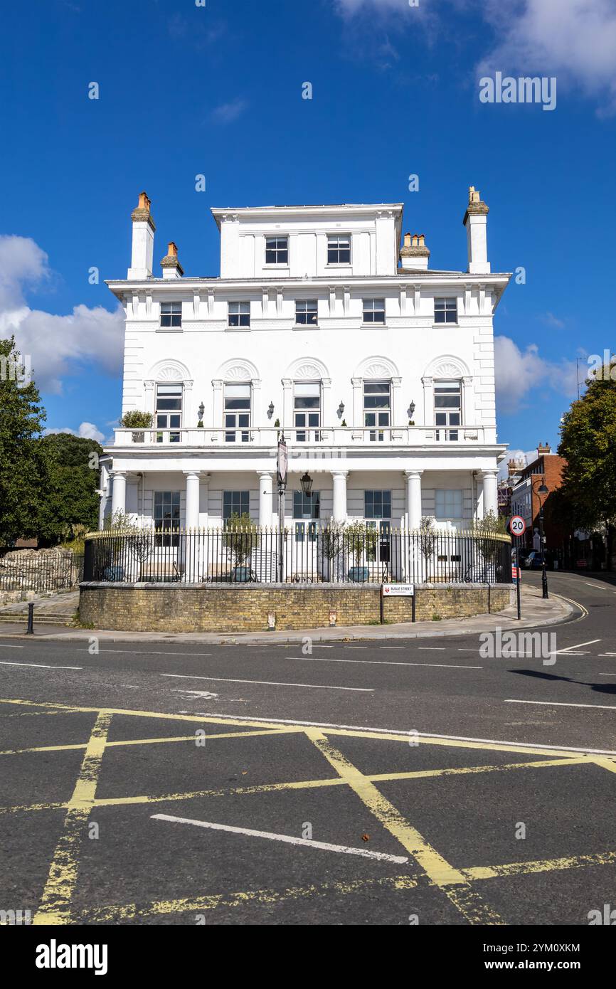 The Bugle House Southampton Un Boutique Hôtel et lieu de mariage, l'ancien bâtiment du Royal Southern Yacht Club construit en 1846 Banque D'Images