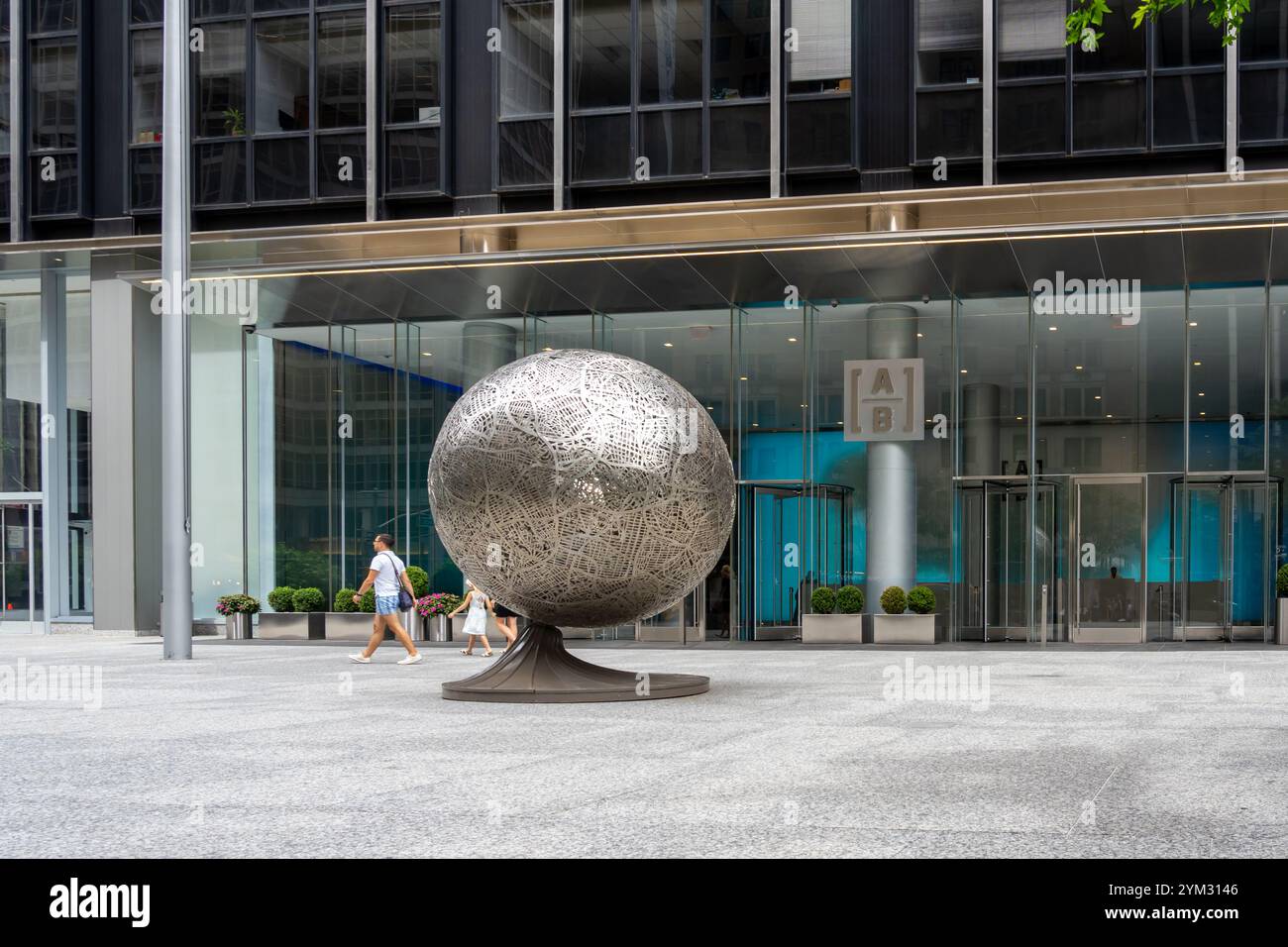 AllianceBernstein (AB) à New York, États-Unis. Banque D'Images