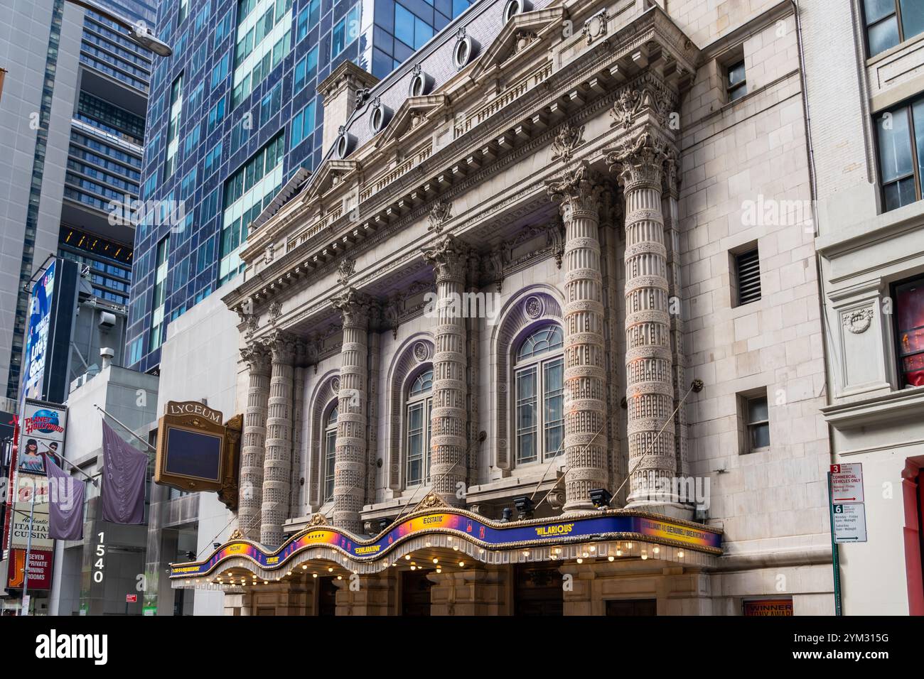 New York City, USA - 21 août 2022 : Lyceum Theatre (Broadway) à New York City, USA. Banque D'Images