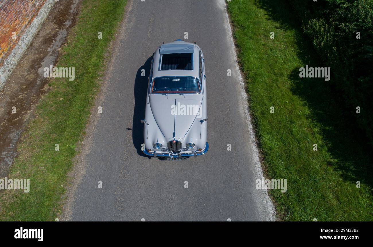 1968 Jaguar Mk2 3,4 340 classique berline sport de luxe britannique Banque D'Images