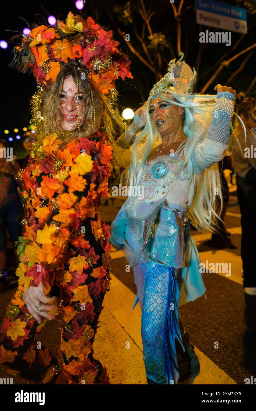 West Hollywood Halloween Carnaval, 10/31/2024, Los Angeles, Californie, États-Unis Banque D'Images