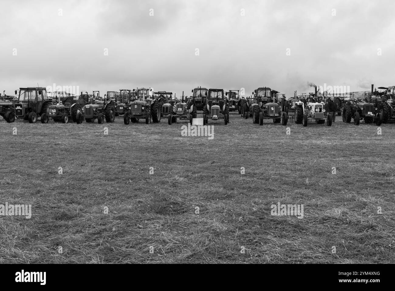 Low Ham.Somerset.Royaume-Uni. 20 juillet 2024.Une sélection de tracteurs vintage sont sur la chaussure a le Somerset Steam and Country Show Banque D'Images