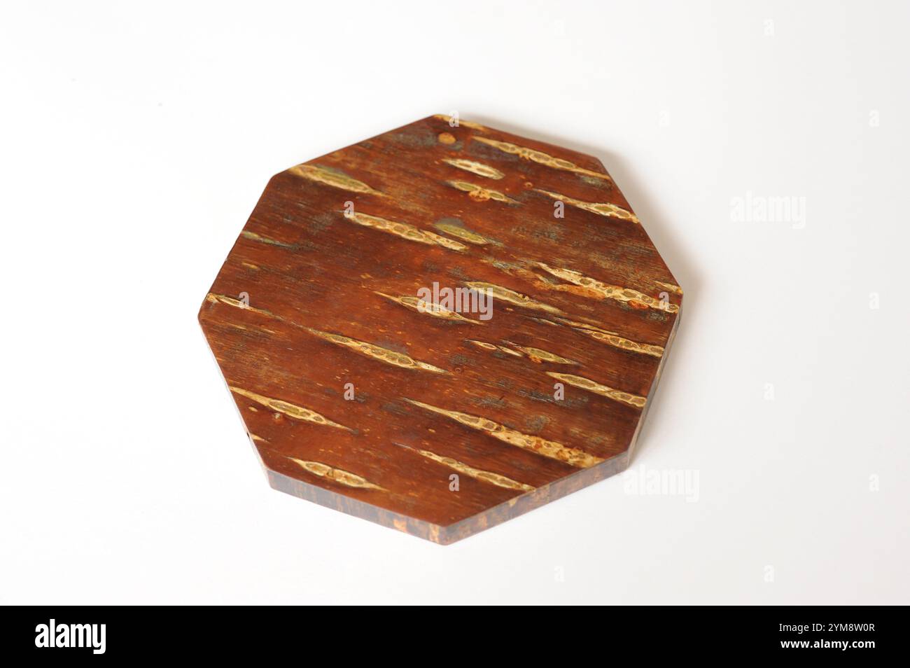 Travail de l'écorce de cerisier Banque D'Images