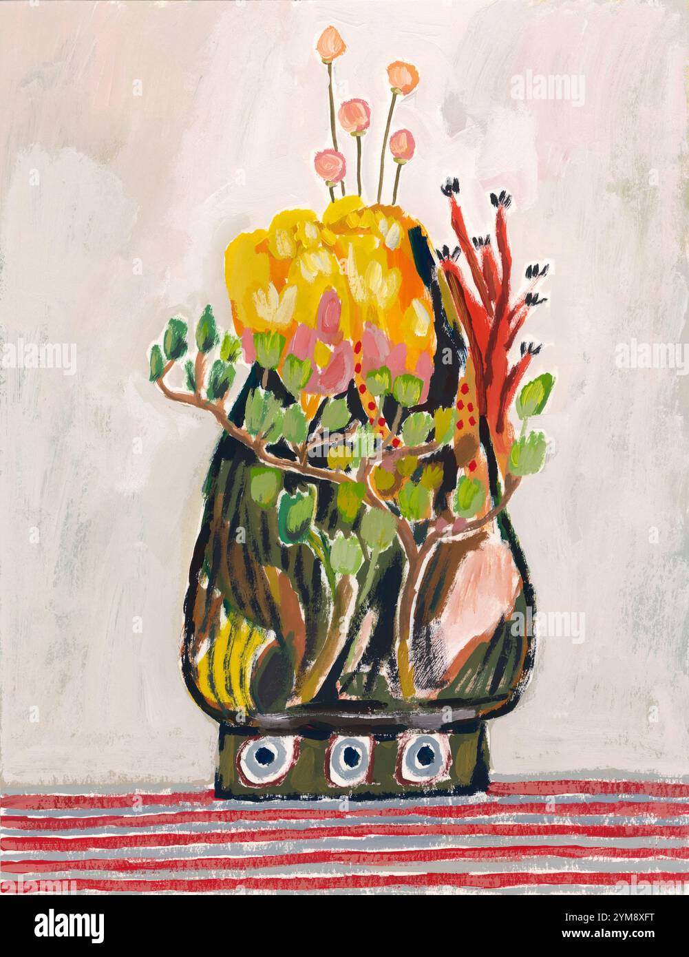 Arrangement floral imaginaire Banque D'Images