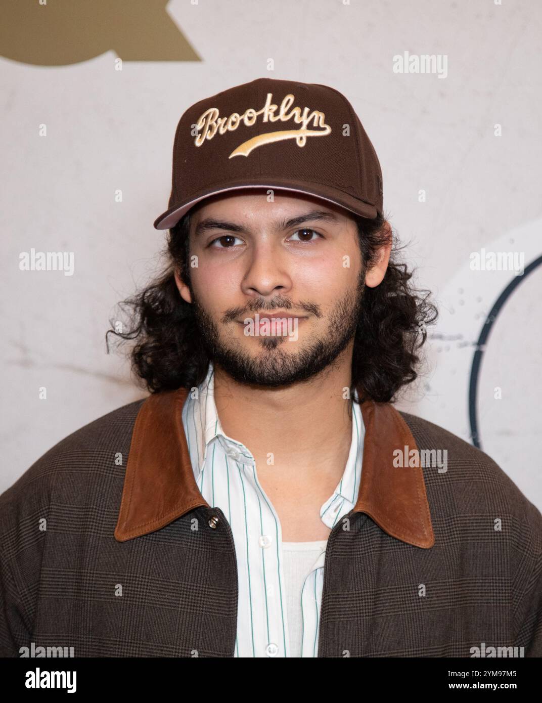 New York, États-Unis. 20 novembre 2024. Xolo Mariduena arrive sur le tapis rouge pour la projection spéciale de Paramount Pictures New York de 'GLADIATOR II' à l'hôtel Whitby le mercredi 20 novembre 2024 à New York. Photo de Serena XuNing/UPI crédit : UPI/Alamy Live News Banque D'Images