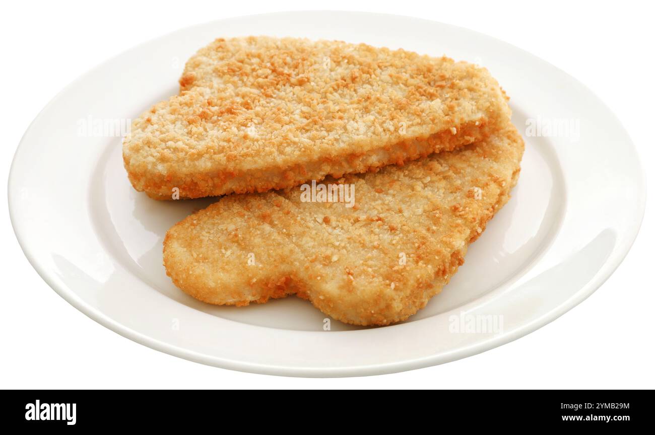 Filet de poisson croustillant en Alaska Pollock Banque D'Images