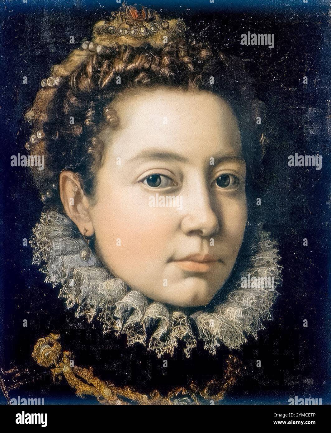 Sofonisba Anguissola, Portrait de femme, peinture à l'huile sur toile, vers 1560 Banque D'Images