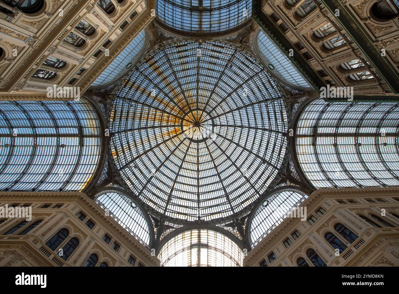 Naples. Centre historique. Galerie Umberto I. Banque D'Images