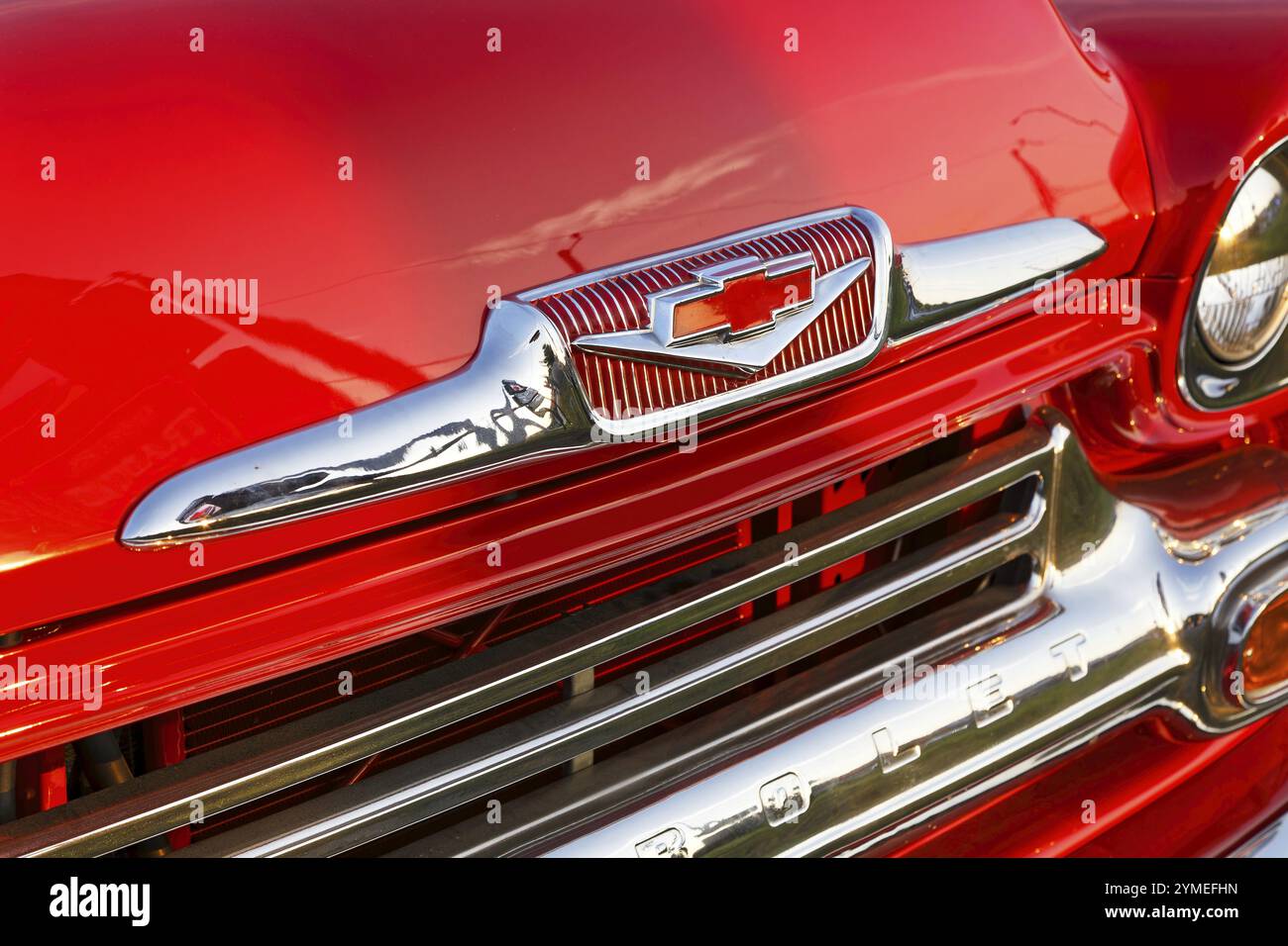 Automobile, camion vintage rouge, Province de Québec, Canada, Amérique du Nord Banque D'Images