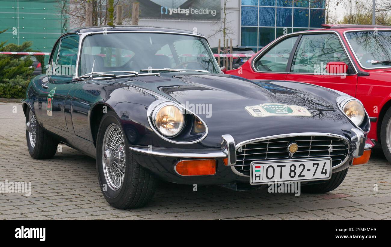 Jaguar E-type Banque D'Images