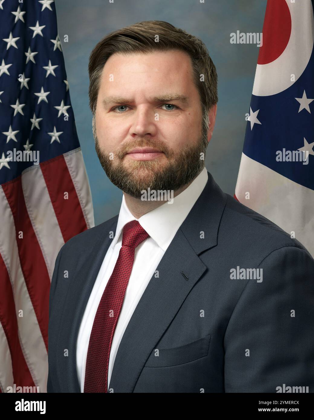 JD Vance. Portrait du vice-président élu, James David Vance (né James Donald Bowman : 1984), photographie officielle, 2023. J d Vance. Banque D'Images JD Vance. Portrait du vice-président élu, James David Vance (né James Donald Bowman : 1984), photographie officielle, 2023. J d Vance. Banque D'Images