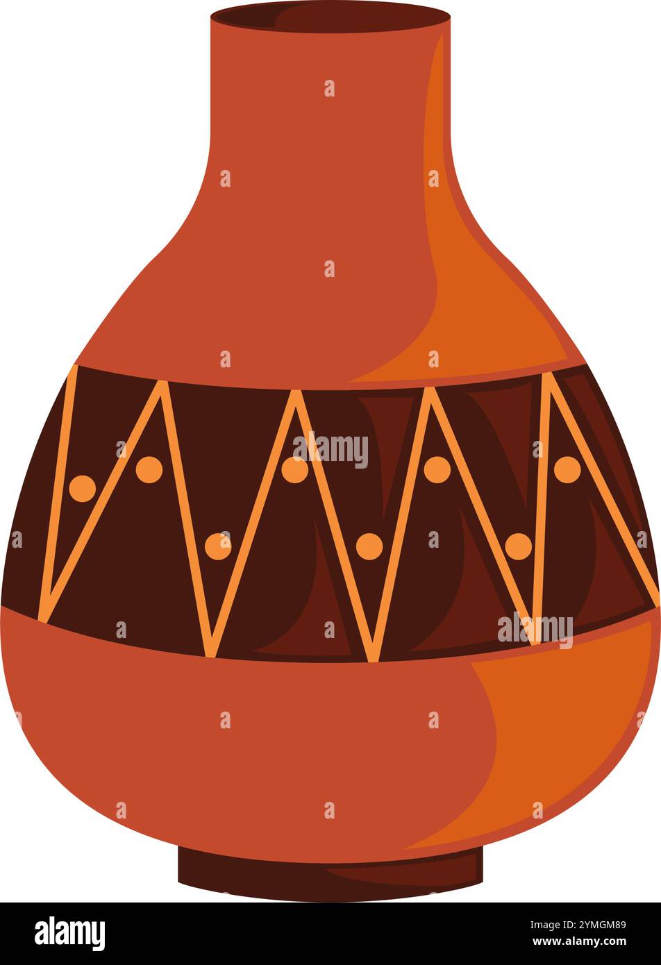culture de la poterie africaine Illustration de Vecteur