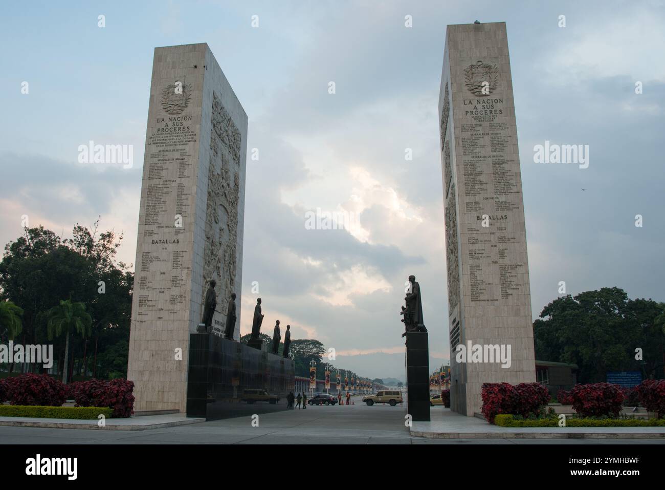 Los Proceres Caracas Banque D'Images