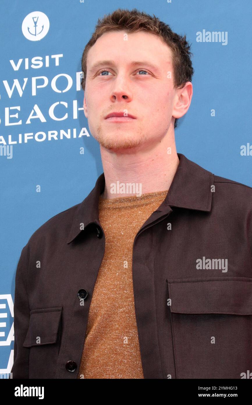 Newport Beach film Festival rend hommage et Varietys 10 acteurs à regarder au Balboa Bay Club le 20 octobre 2024 à Newport Beach, CA avec : George MacKay où : Newport Beach, Californie, États-Unis quand : 20 Oct 2024 crédit : Nicky Nelson/WENN Banque D'Images