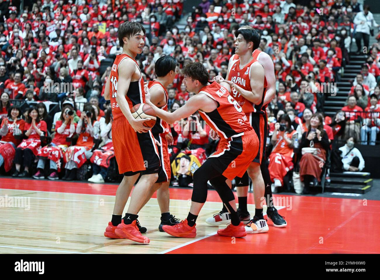 Tochigi, Japon. Crédit : MATSUO. 21 novembre 2024. Équipe Japon (JPN) basket-ball : FIBA Asia Cup 2025 qualificatifs 1er tour 2e Window match entre le Japon 93-75 Mongolie au Nikkan Arena Tochigi à Tochigi, Japon. Crédit : MATSUO . K/AFLO SPORT/Alamy Live News Banque D'Images